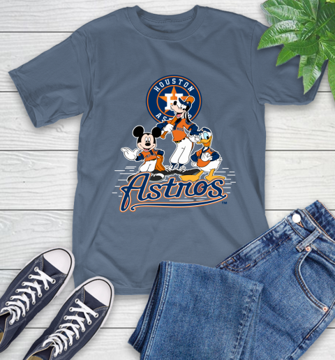 MLB Houston Astros Mickey Mouse Donald Duck Goofy Baseball T Shirt T-Shirt 8
