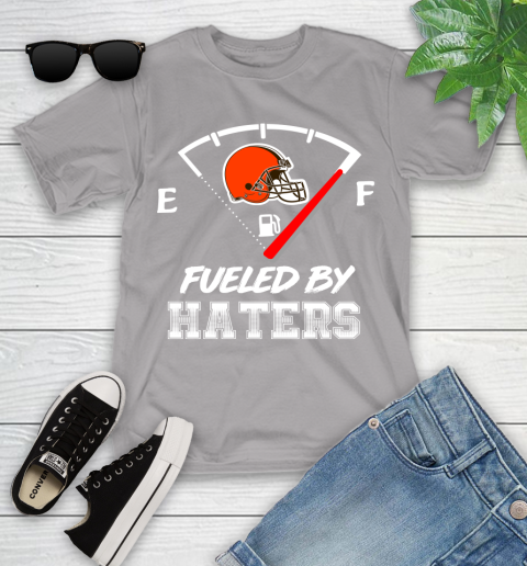 Cleveland Browns NFL Football Fueled By Haters Sports Youth T-Shirt 4