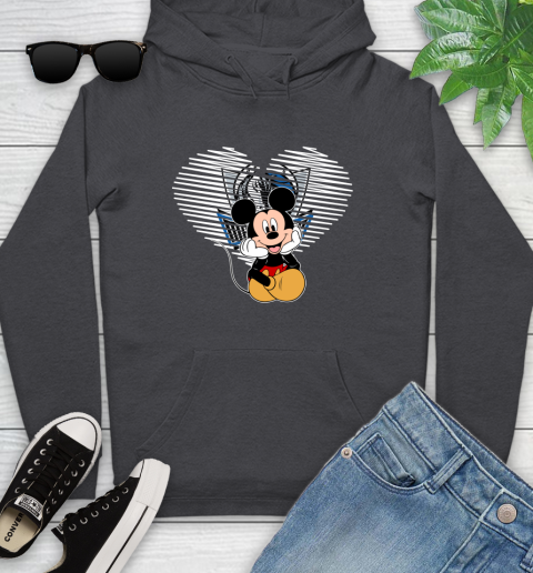 NBA Dallas Mavericks The Heart Mickey Mouse Disney Basketball Youth Hoodie 8