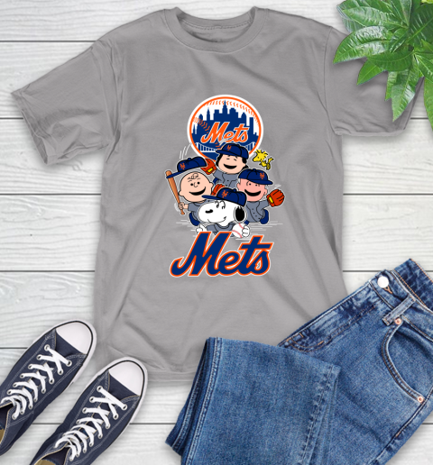 Peanuts Snoopy x New York Mets Baseball Jersey G - Scesy