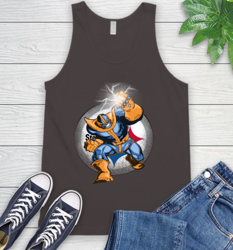 Pittsburgh Steelers NFL Football Thanos Avengers Infinity War Marvel Tank Top 6