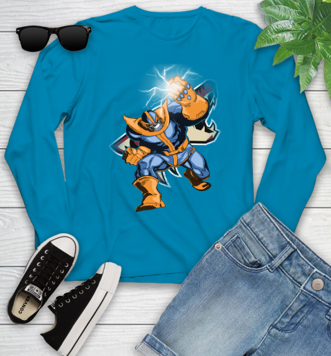 Arizona Coyotes NHL Hockey Thanos Avengers Infinity War Marvel Youth Long Sleeve 8