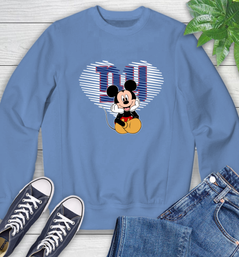 NFL New York Giants The Heart Mickey Mouse Disney Football T Shirt_000 Sweatshirt 11
