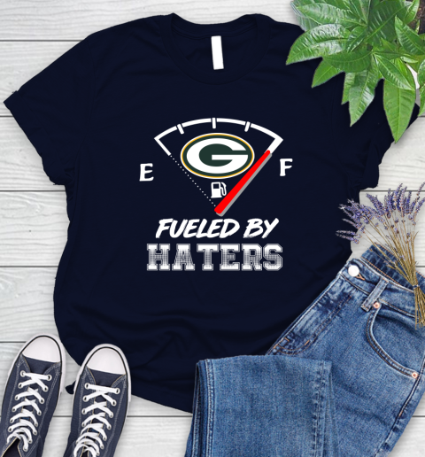 Green Bay Packers NFL Football Fueled By Haters Sports Women's T-Shirt 2
