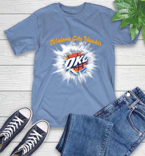 Oklahoma City Thunder NBA Basketball Rip Sports T-Shirt 12