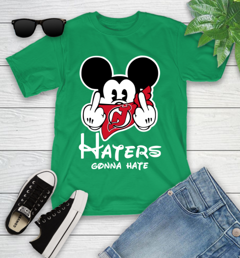 NHL Nashville Predators Haters Gonna Hate Mickey Mouse Disney Hockey T Shirt Youth T-Shirt 8