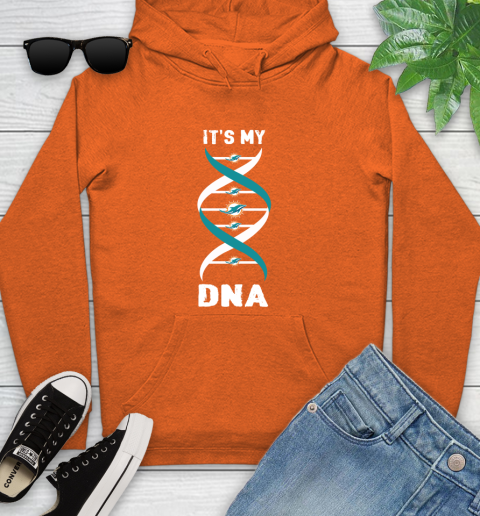 Miami Dolphins NFL Football It's My DNA Sports Youth Hoodie 4