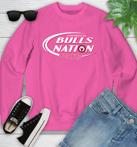NBA A True Friend Of The Chicago Bulls Dilly Dilly Basketball Sports Youth Sweatshirt 6