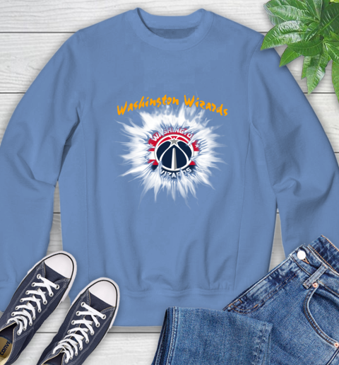 Washington Wizards NBA Basketball Rip Sports Sweatshirt 11