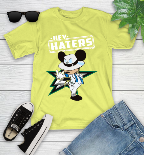 NHL Hey Haters Mickey Hockey Sports Dallas Stars Youth T-Shirt 10