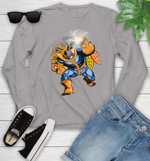 Chicago Blackhawks NHL Hockey Thanos Avengers Infinity War Marvel Youth Long Sleeve 5