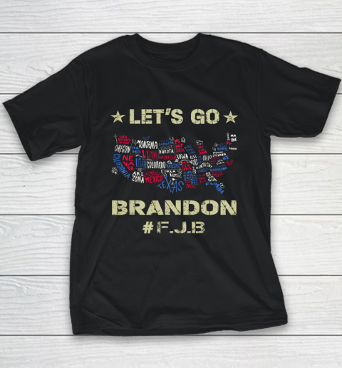 Let's Go Brandon Conservative Anti Liberal FJB Youth T-Shirt