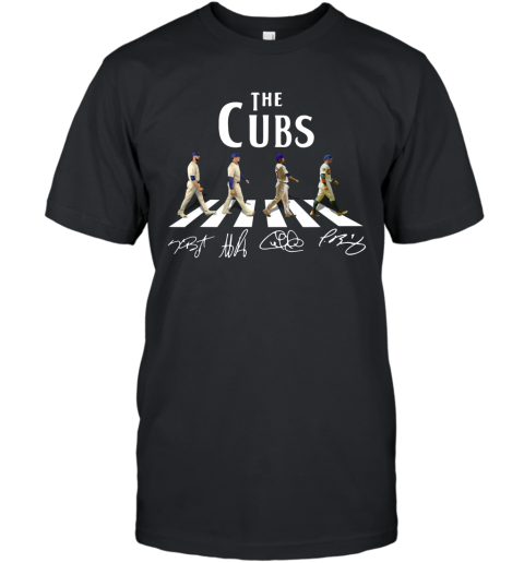 Chicago Cubs The Cubs Abbey road signatures shirt T-Shirt