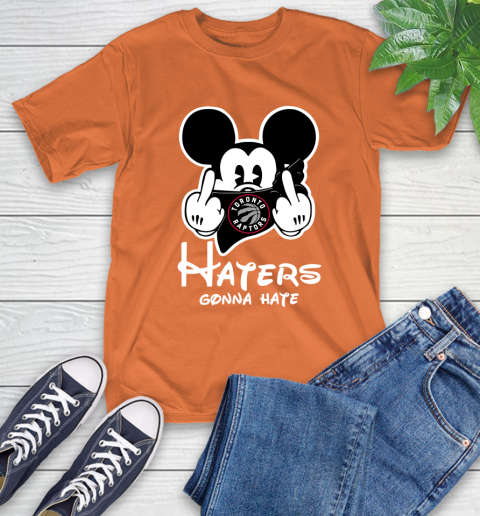 NBA Toronto Raptors Haters Gonna Hate Mickey Mouse Disney Basketball T Shirt T-Shirt 4
