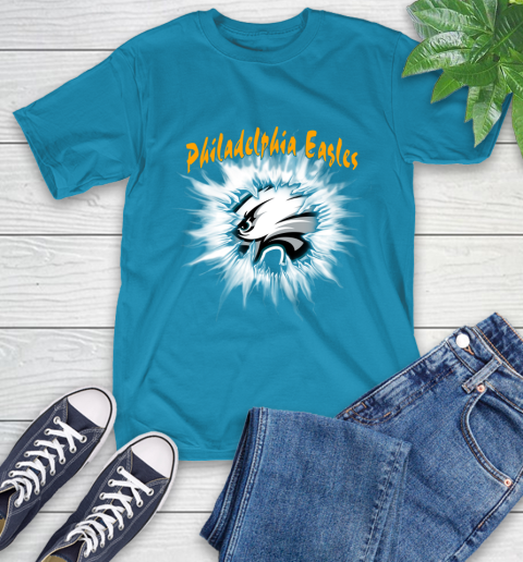 Philadelphia Eagles NFL Football Adoring Fan Rip Sports T-Shirt 9