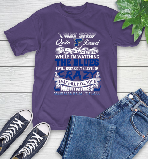 St.Louis Blues NHL Hockey Don't Mess With Me While I'm Watching My Team T-Shirt 5