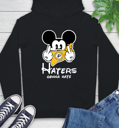 NBA Indiana Pacers Haters Gonna Hate Mickey Mouse Disney Basketball T Shirt Hoodie