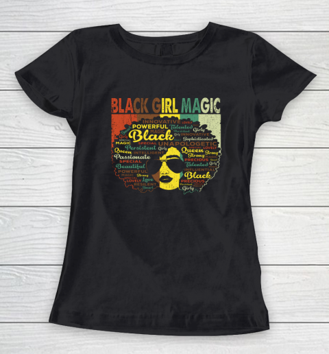 Black Girl, Women Shirt Proud Juneteenth Black Girl Magic Black History Month Women's T-Shirt