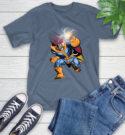 Arizona Cardinals NFL Football Thanos Avengers Infinity War Marvel T-Shirt 8