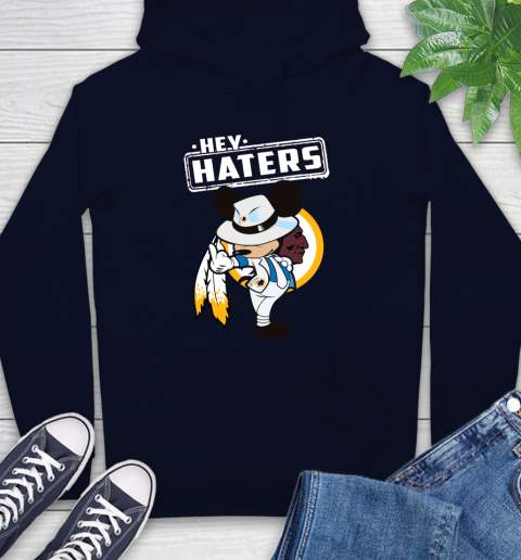 NFL Hey Haters Mickey Football Sports Washington Redskins Hoodie 3