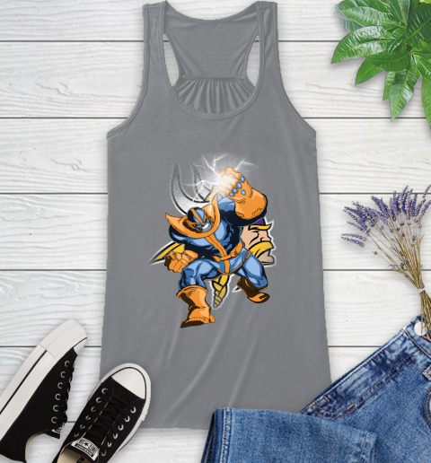 Minnesota Vikings NFL Football Thanos Avengers Infinity War Marvel Racerback Tank 4