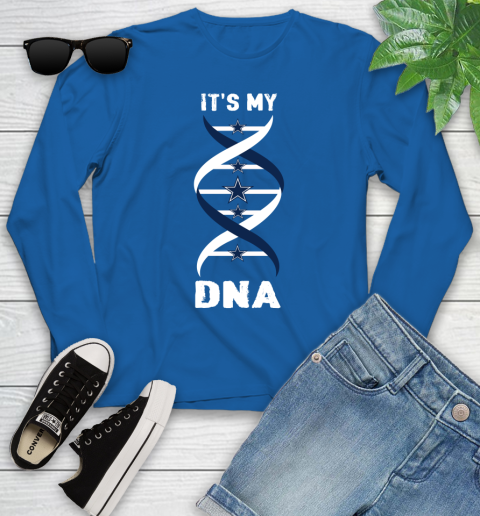 Dallas Cowboys NFL Football It's My DNA Sports Youth Long Sleeve 10