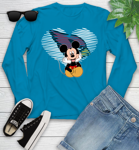 NFL Arizona Cardinals The Heart Mickey Mouse Disney Football T Shirt_000 Youth Long Sleeve 8