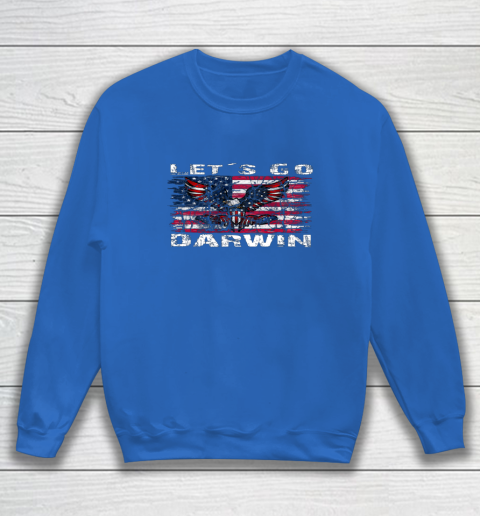 Let's go Darwin America Flag Eagle Sweatshirt 5