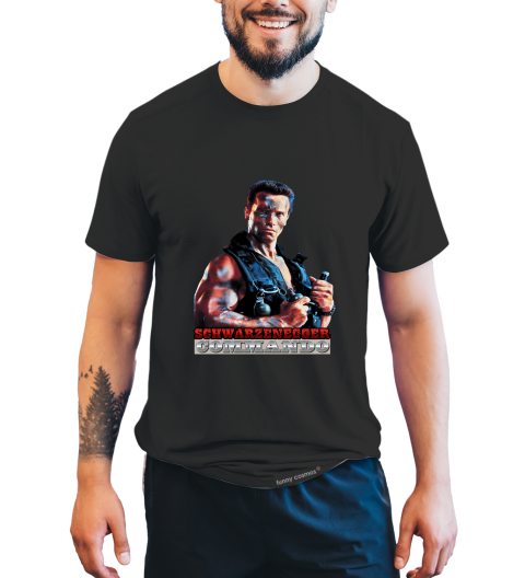 Commando T Shirt, Schawarzenegger Commando Tshirt, John Matrix T Shirt