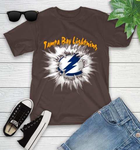 Tampa Bay Lightning NHL Hockey Adoring Fan Rip Sports Youth T-Shirt 7