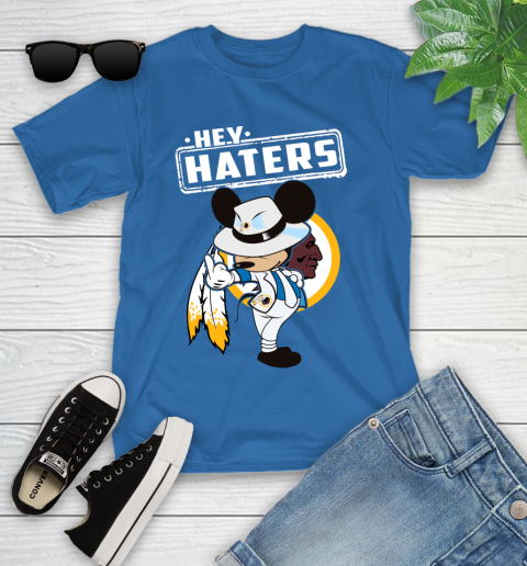 NFL Hey Haters Mickey Football Sports Washington Redskins Youth T-Shirt 12