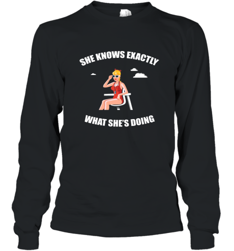 She Know_s Exactly What She_s Doing Wendy Peffercorn Shirt Long Sleeve