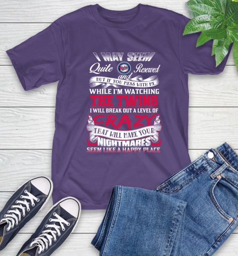 Minnesota Twins MLB Baseball Don't Mess With Me While I'm Watching My Team T-Shirt 5