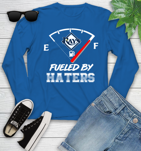 Tampa Bay Rays MLB Baseball Fueled By Haters Sports Youth Long Sleeve 10