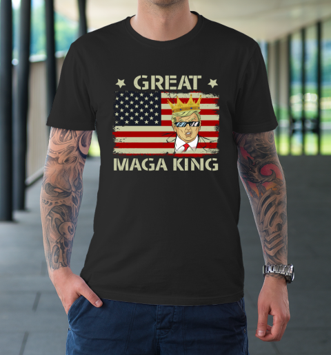 The Great Maga King Funny Donald Trump Maga King T-Shirt 1