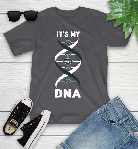 New York Jets NFL Football It's My DNA Sports (1) Youth T-Shirt 6