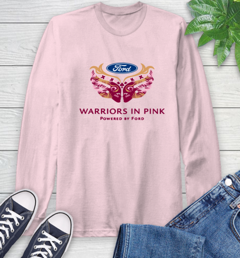 Ford cares warriors in pink Long Sleeve T-Shirt 8