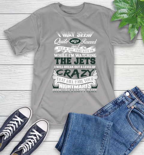 New York Jets NFL Football Don't Mess With Me While I'm Watching My Team T-Shirt 6