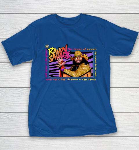 Macho Man WWE Vintage Framed Youth T-Shirt 7