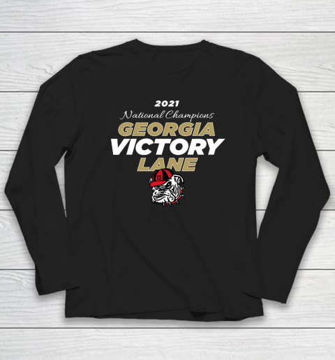 Uga National Championship Georgia Bulldogs Victory Lane 2022 Long Sleeve T-Shirt 1