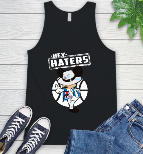 NBA Hey Haters Mickey Basketball Sports Los Angeles Clippers Tank Top