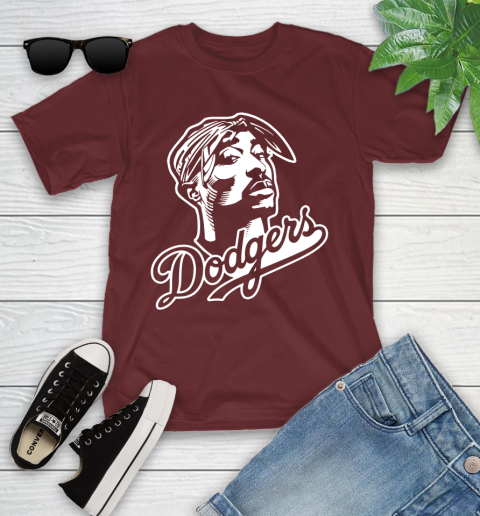 Tupac Dodgers Youth T-Shirt 14
