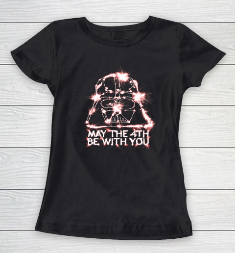 Star Wars Darth Vader May The 4th Be With You Sparkler Women's T-Shirt