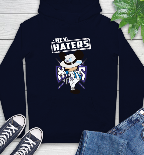 NBA Hey Haters Mickey Basketball Sports Sacramento Kings Hoodie 3