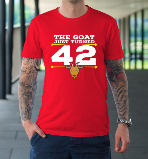 The Goat Just Turned 42 42nd Birthday Goat T-Shirt 8