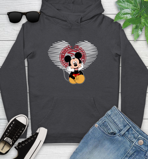NBA Atlanta Hawks The Heart Mickey Mouse Disney Basketball Youth Hoodie 8