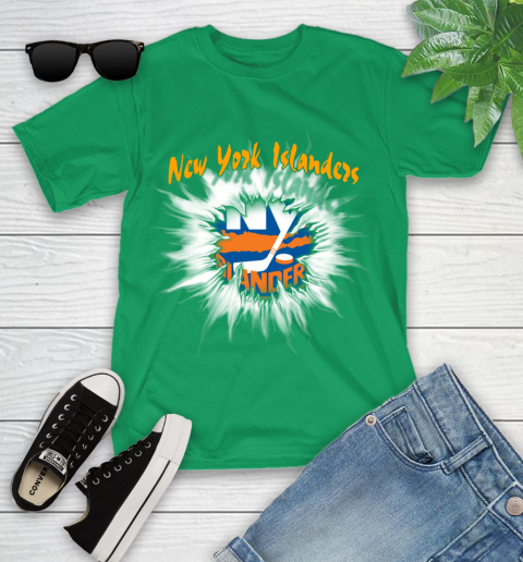 New York Islanders NHL Hockey Adoring Fan Rip Sports Youth T-Shirt 8