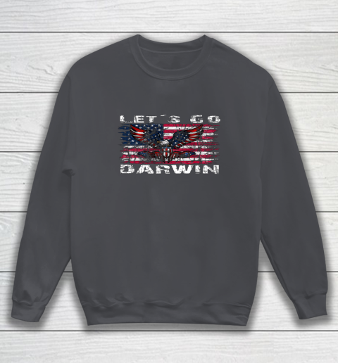 Let's go Darwin America Flag Eagle Sweatshirt 3