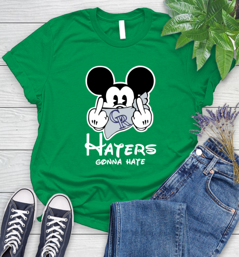 MLB Colorado Rockies Gonna Hate Mickey Mouse Disney Baseball T Shirt_000 Women's T-Shirt 9