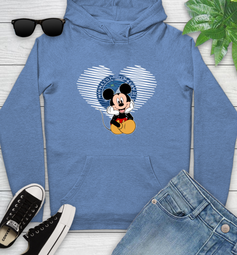 NBA Minnesota Timberwolves The Heart Mickey Mouse Disney Basketball Youth Hoodie 13